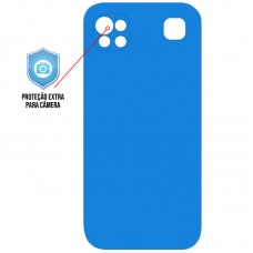 Capa para LG K92 - Silicone Case Azul